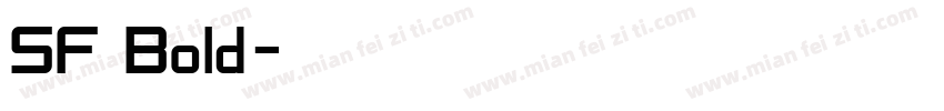 SF Bold字体转换